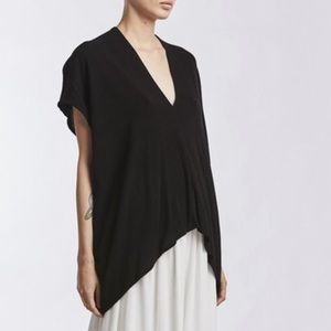 Miranda Bennett Studio Everyday Top, black rayon, one size.